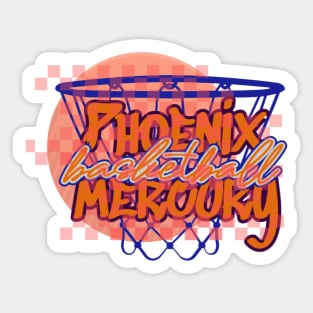 phoenix mercury basketball Sticker